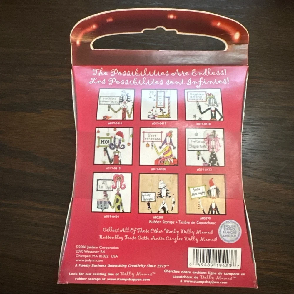 Dolly Mamas Counted Cross Stitch Kit Dear Santa #019-0423 Grannycore
